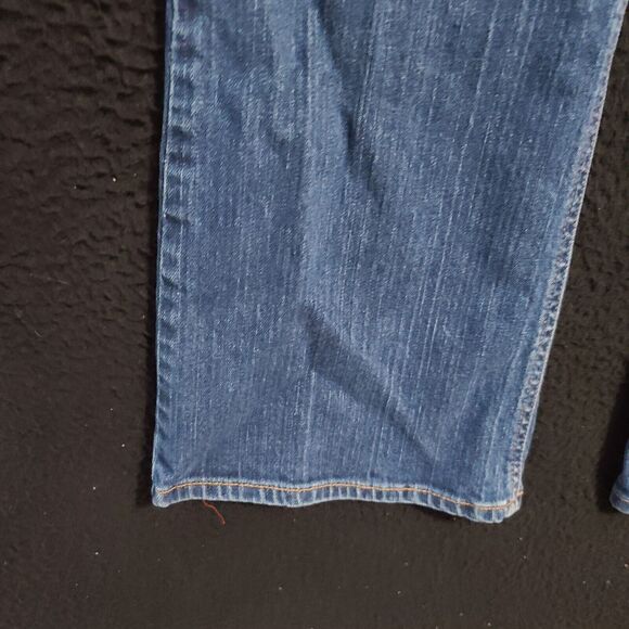 Eddie Bauer Womens Jeans Blue Size 8 Cotton Blend Classic Boot Cut Stretch - Picture 12 of 12